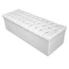 Recamier Calçadeira Baú Giovana Corano Branco 140x45x50