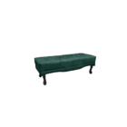 Recamier Calçadeira Decorativo Vicenza 1 40 Cm Veludo Verde -