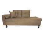 Recamier Cancun 1 60m Suede Cappuccino - Dominic Decor