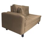 Recamier Cancun 1 60m Suede Cappuccino - Dominic Decor