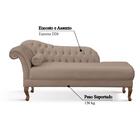 Recamier Com Tecido Poliéster - Nude