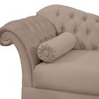 Recamier Com Tecido Poliéster - Nude