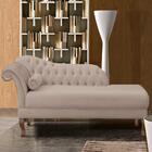 Recamier Com Tecido Poliéster - Nude