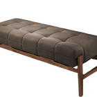 Recamier Decorativo Cru Em Veludo 1,58m Simon