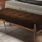 Recamier Decorativo Fendi Em Veludo 1,58m Simon