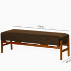 Recamier Decorativo Fendi Em Veludo 1,58m Unik