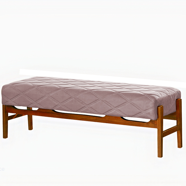 Recamier Decorativo Rosé Em Veludo 1,58m Unik