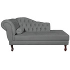 Recamier Diana 140cm Lado Direito Corano Cinza - Amarena Móve