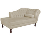 Recamier Diana 140cm Lado Esquerdo Corano Bege - Amarena Móve