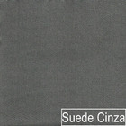 Recamier Diana 140cm Lado Esquerdo Suede Cinza - Amarena Móve