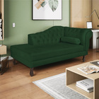 Recamier Diana 160cm Lado Esquerdo Suede Verde - Amarena Móve