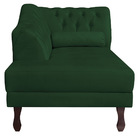 Recamier Diana 160cm Lado Esquerdo Suede Verde - Amarena Móve