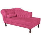 Recamier Diana 185cm Lado Direito Corano Pink - Amarena Móveis