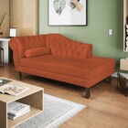 Recamier Diana 185cm Lado Direito Suede Terracota - Amarena M