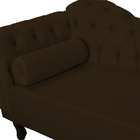 Recamier Divã Capitonê Larissa - Lado Direito - Suede - Ds Es