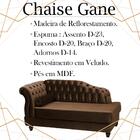 Recamier Diva Chaise Capitone 160 Cm Pes Mdf Gane Veludo Peer