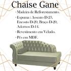 Recamier Diva Chaise Capitone 160 Cm Pes Mdf Gane Veludo Peer