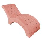 Recamier Divã Espreguiçadeira Para Sala Cliníca  Aline Suede