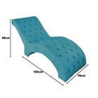 Recamier Divã Espreguiçadeira Para Sala Cliníca  Aline Suede