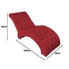 Recamier Divã Espreguiçadeira Para Sala Cliníca  Aline Suede