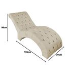 Recamier Divã Espreguiçadeira Para Sala Cliníca  Aline Suede