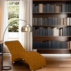 Recamier Divã Espreguiçadeira Para Sala Cliníca Estética Sand