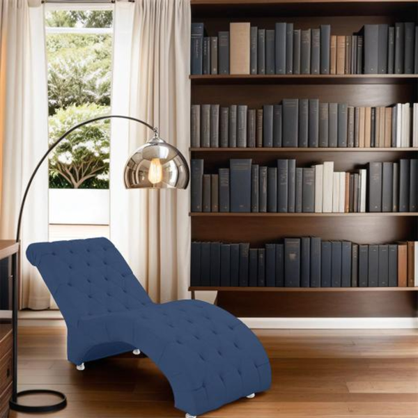 Recamier Divã Espreguiçadeira Para Sala Cliníca Lara Veludo A