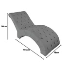 Recamier Divã Espreguiçadeira Para Sala Cliníca Lara Veludo C