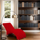 Recamier Divã Espreguiçadeira Para Sala Cliníca Lara Veludo V