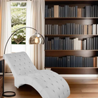 Recamier Divã Espreguiçadeira Sala Cliníca Vitória Suede Bran