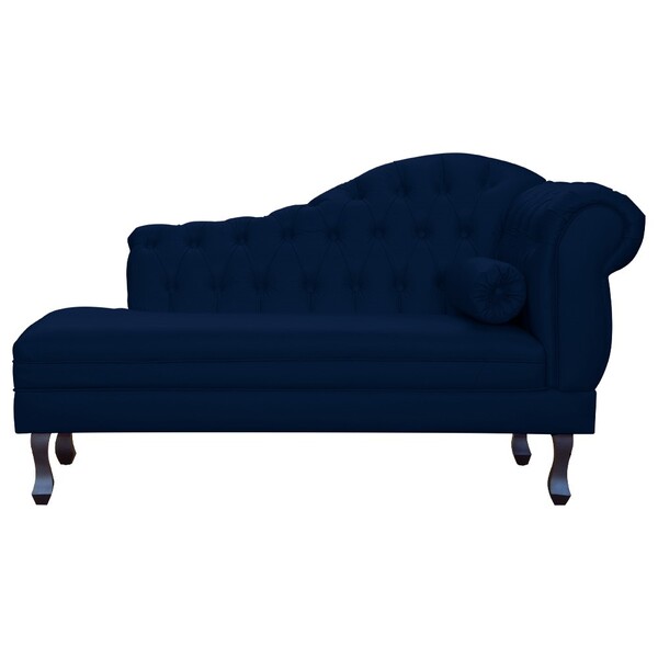 Recamier Divã Larissa Capitonê Lado Esquerdo Corino Cores - D