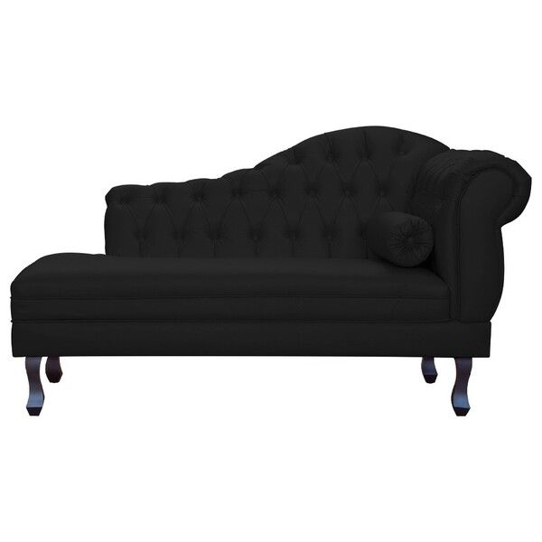 Recamier Divã Larissa Capitonê Lado Esquerdo Corino Cores - D