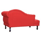 Recamier Divã Larissa Capitonê Lado Esquerdo Corino Cores - D