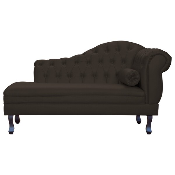 Recamier Divã Larissa Capitonê Lado Esquerdo Corino Cores - D