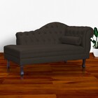 Recamier Divã Larissa Capitonê Lado Esquerdo Corino Cores - D