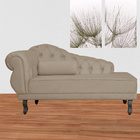 Recamier Divã Larissa Suede - Lado Direito - Ds Estofados - C