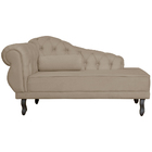 Recamier Divã Larissa Suede - Lado Direito - Ds Estofados - C