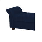 Recamier Divã Morabe P04 140 Cm Suede - Amarena Móveis - Azul