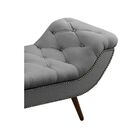 Recamier Divã Odessa P04 140 Cm Suede - Amarena Móveis - Cinz