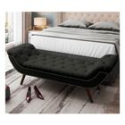 Recamier Divã Odessa P04 195 Cm Suede - Amarena Móveis - Cinz