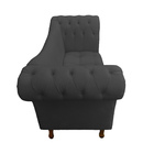 Recamier Divã Rio 1 50m Suede Grafite - Dominic Decor