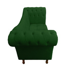 Recamier Divã Rio 1 50m Suede Verde - Dominic Decor