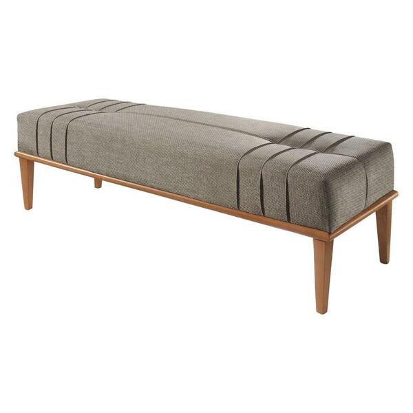 Recamier Em Linho Valentin Agarb Decor Linho Cinza