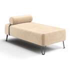 Recamier Erikson Velosuede Bege 142 Cm