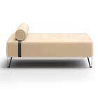 Recamier Erikson Velosuede Bege 142 Cm