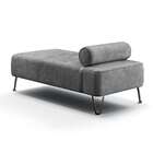 Recamier Erikson Velosuede Grafite 142 Cm