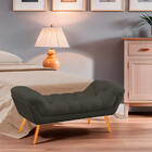 Recamier Estofada Casal Ayla Veludo Tabaco