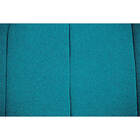 Recamier Estofada Casal King Size Luxo Veludo Azul Claro