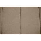 Recamier Estofada Casal King Size Luxo Veludo Bege Médio