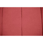 Recamier Estofada Casal King Size Luxo Veludo Rose